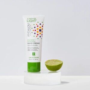 Andalou Naturals Hand Cream Lime Blossom Shea & Cocoa Butter, 3.4 OZ. Moisturize